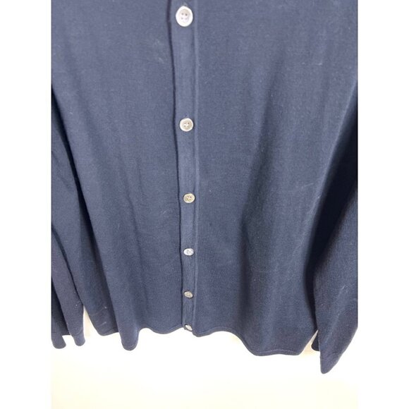 Theory button up 100% wool sweater - Picture 3 of 10